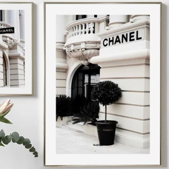 SET 2 Coco Chanel Fashion Luxury Paris Street Store Window Shop print collection - Picture 4 of 7
